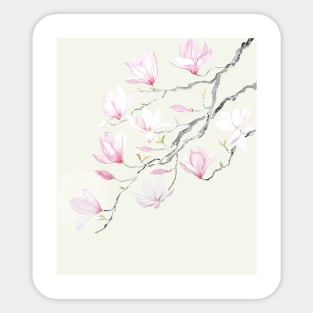 magnolia flower Sticker
